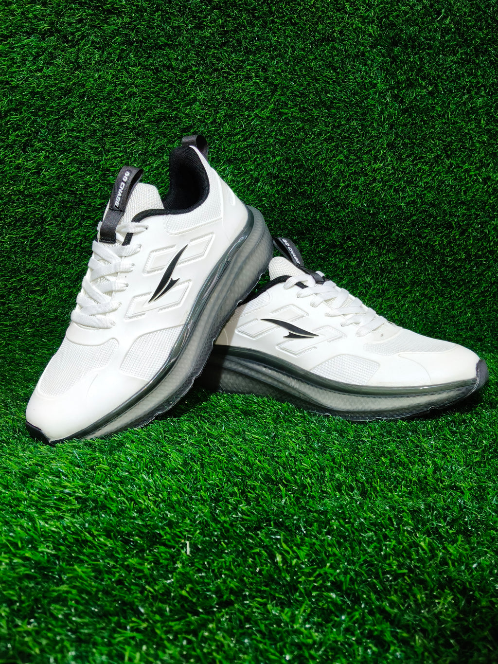 ASIAN Quantum-31 MAX Men's White / Black Sports Shoes
