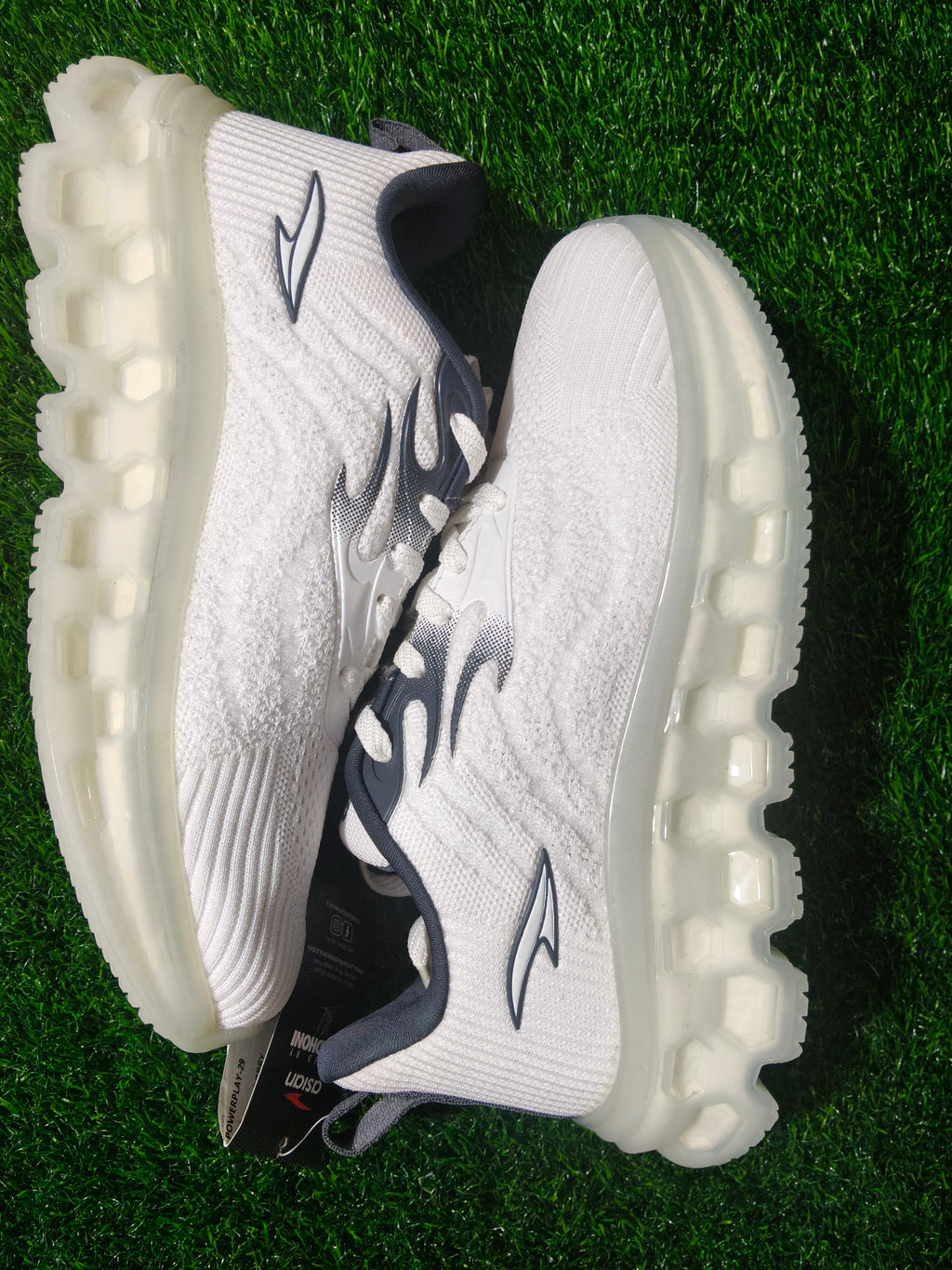 ASIAN PowerPlay-29 Men's Off-White / Dark Grey Sports Shoes