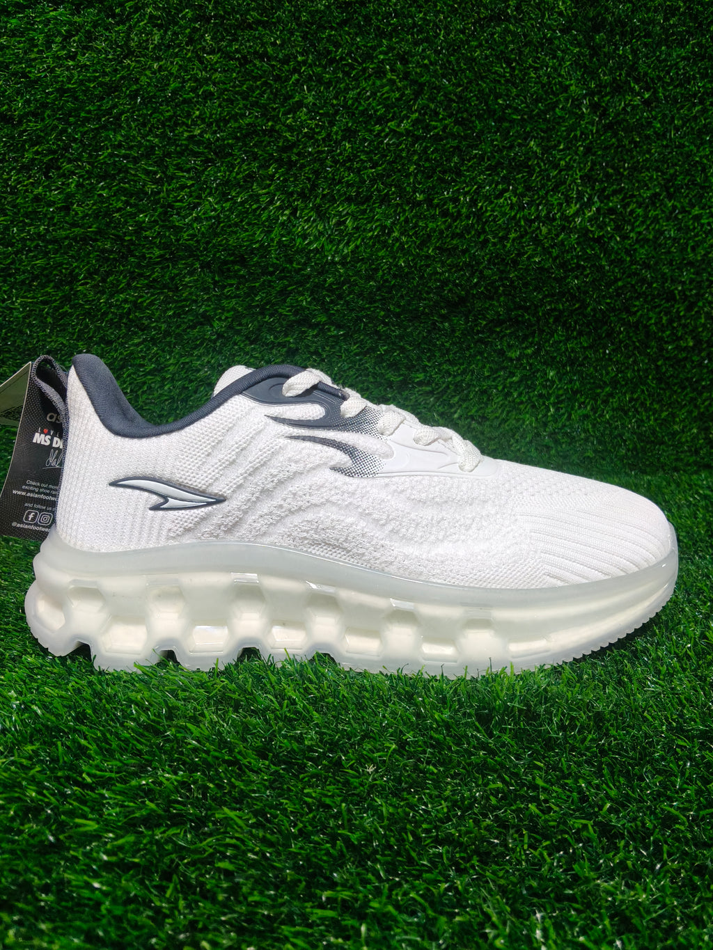 ASIAN PowerPlay-29 Men's Off-White / Dark Grey Sports Shoes