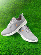 Sparx SM 722 Men's Grey / Neon Orange Sports Shoes