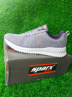 Sparx SM 722 Men's Grey / Neon Orange Sports Shoes