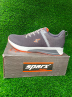 Sparx SM 472 Men's Grey / Neon Orange Sports Shoes