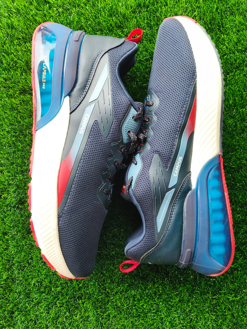 Campus Promote Men's Navy / Red Slate Sports Shoes