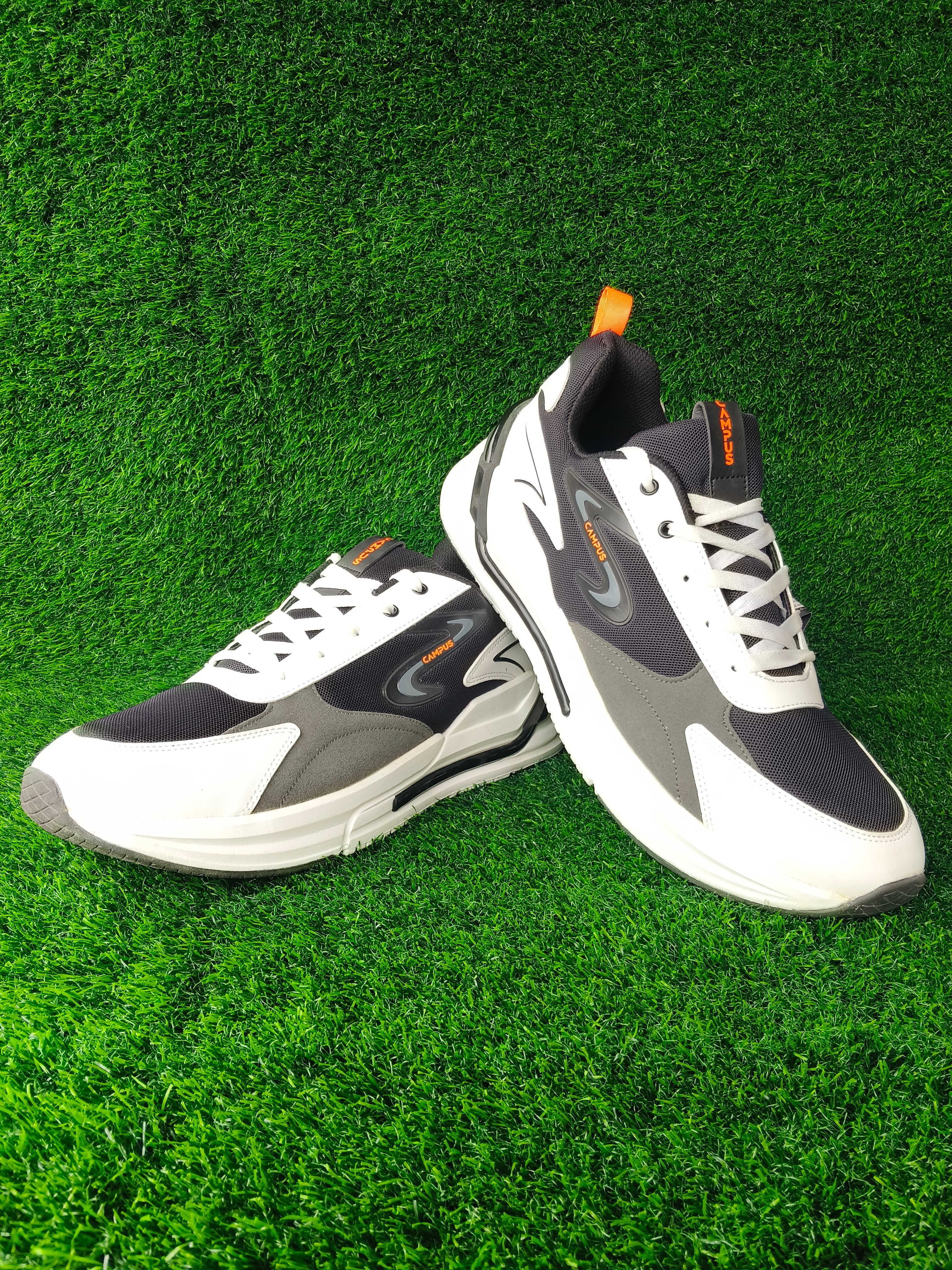Campus Level Men's Black / White Sports Shoes (22G-1230A)