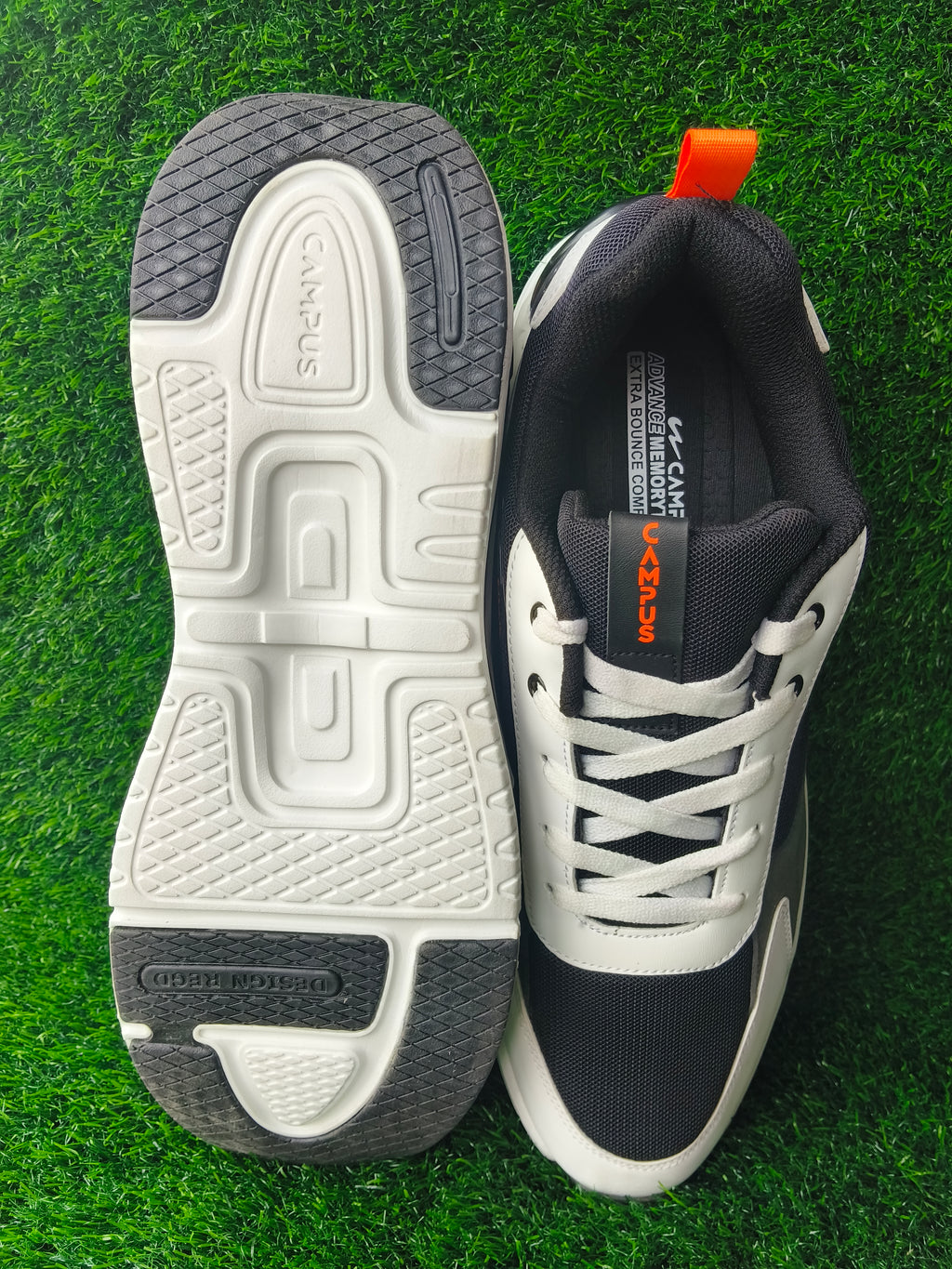 Campus Level Men's Black / White Sports Shoes (22G-1230A)