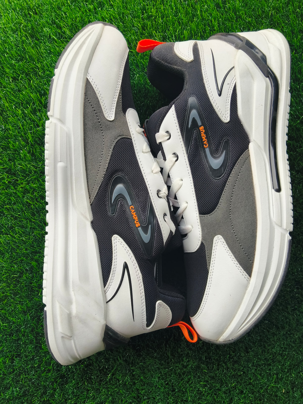 Campus Level Men's Black / White Sports Shoes (22G-1230A)