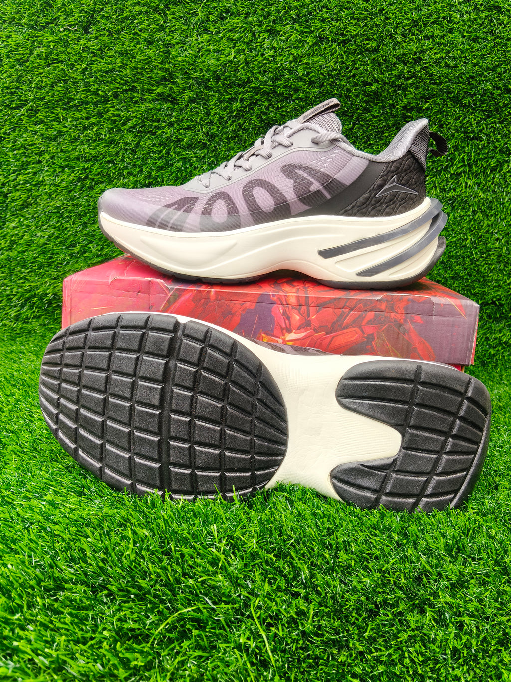 JQR Blaze Step Men's Grey Sports Shoes