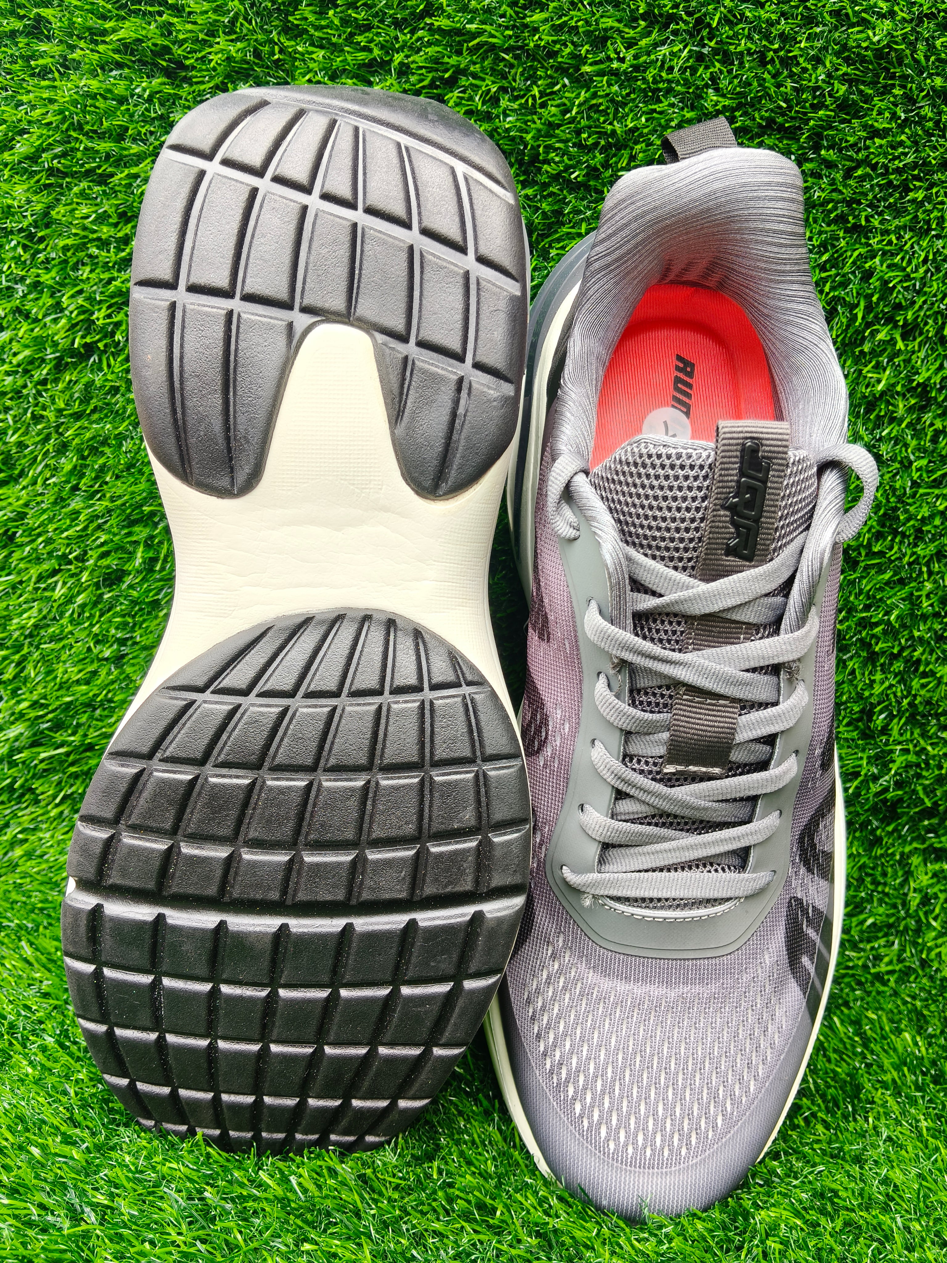 JQR Blaze Step Men's Grey Sports Shoes