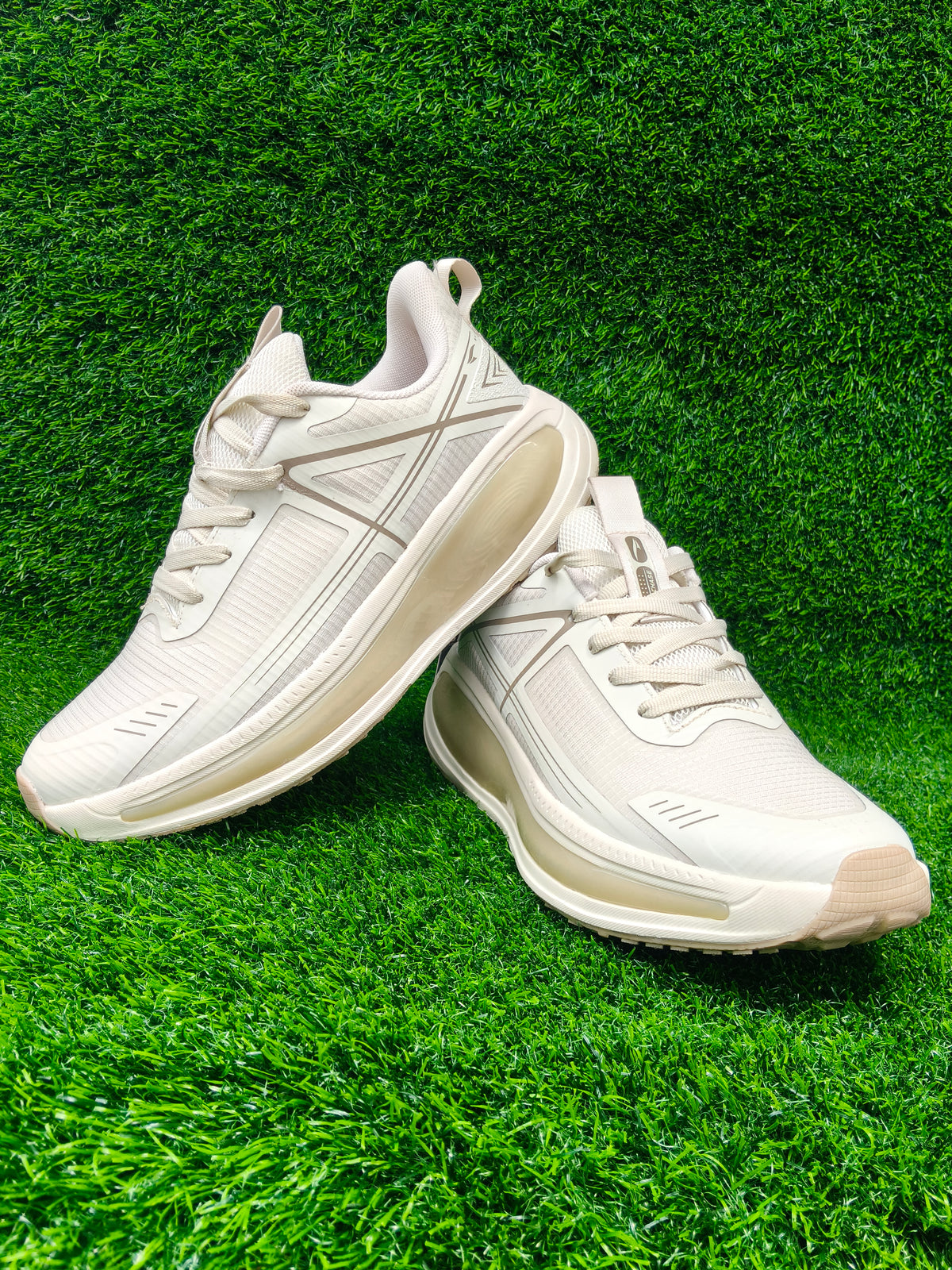 Asian Quantum-36 Men's Beige Sports Shoes