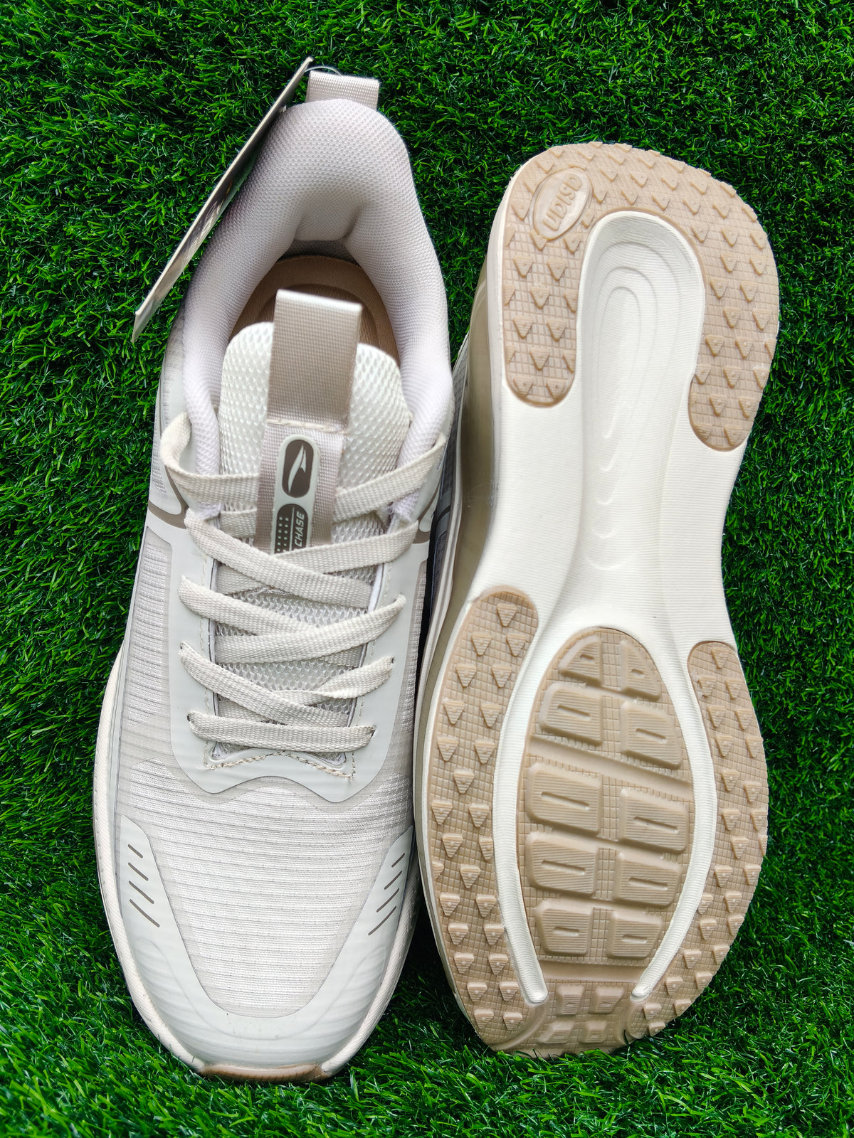 Asian Quantum-36 Men's Beige Sports Shoes