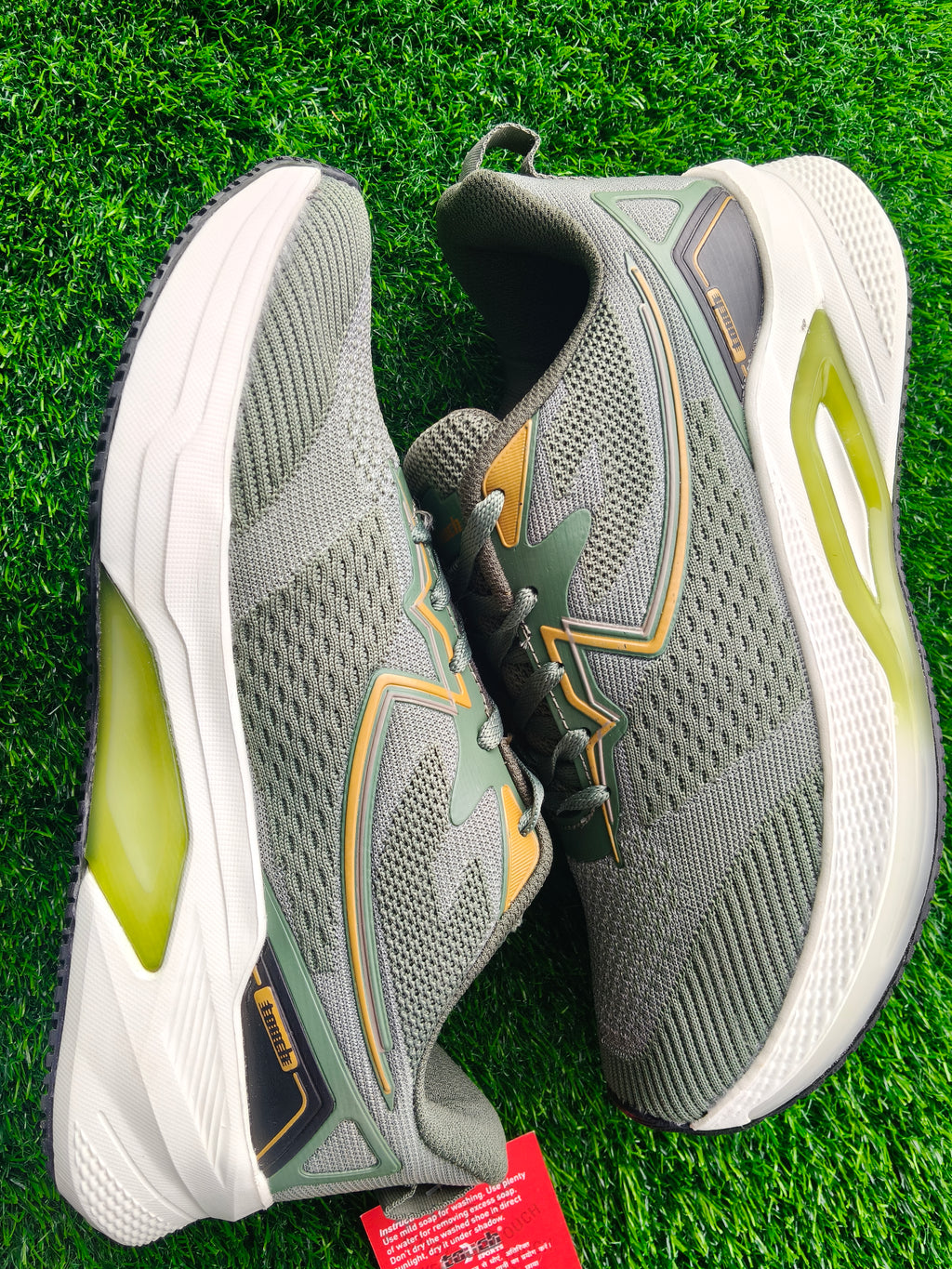 Lakhani Touch Denza-11 Men's Olive Sports Shoes