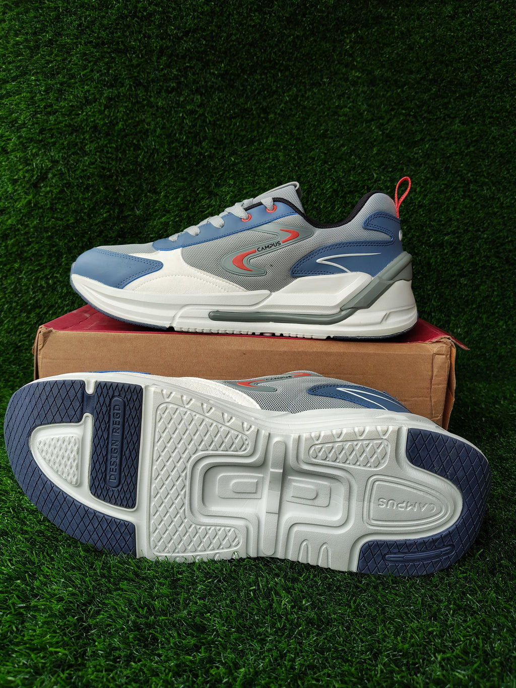 Campus Level-N 22G-1230A-N Men's L.Grey / Moonlite Sports Shoes