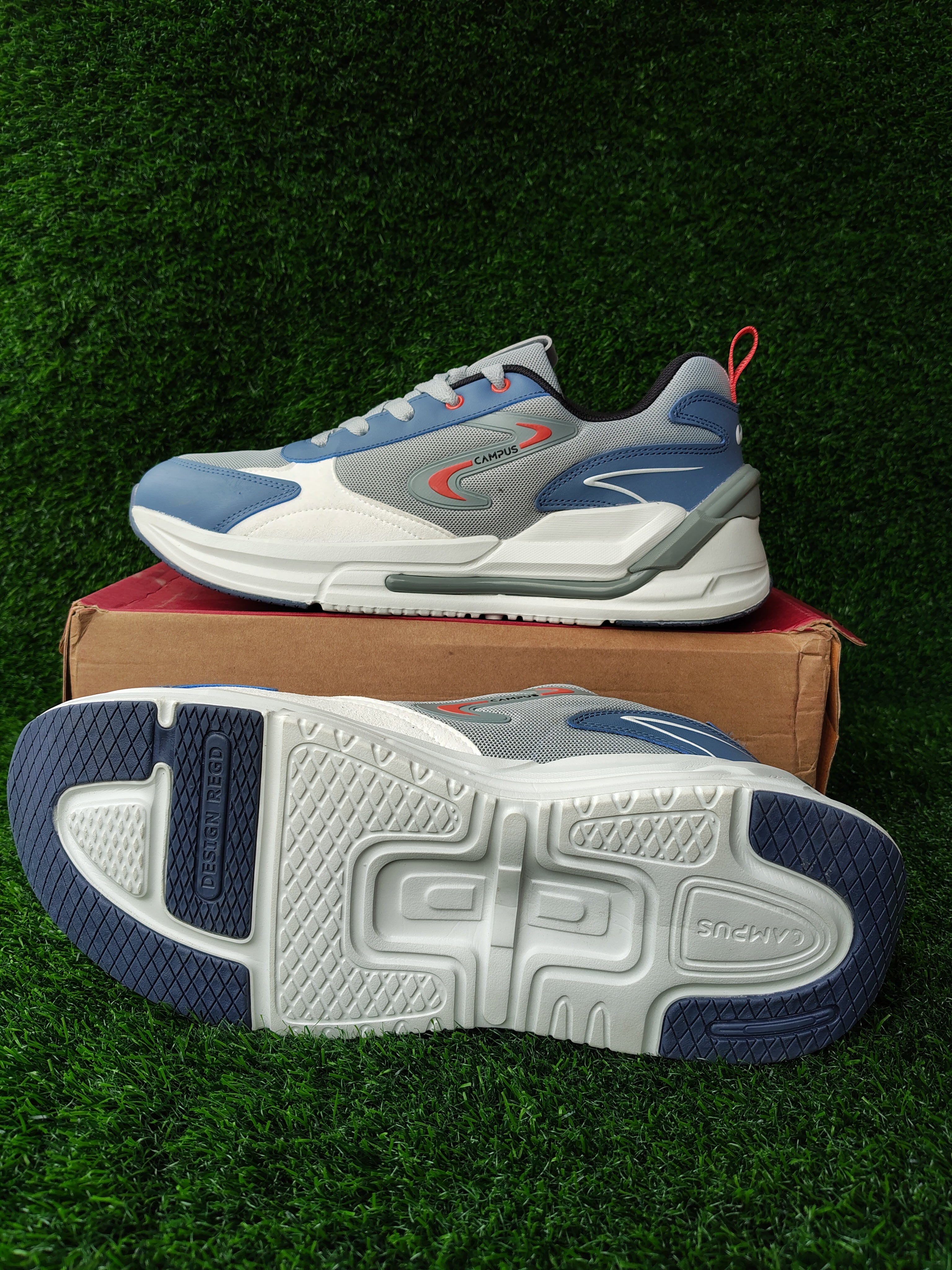 Campus Level-N 22G-1230A-N Men's L.Grey / Moonlite Sports Shoes