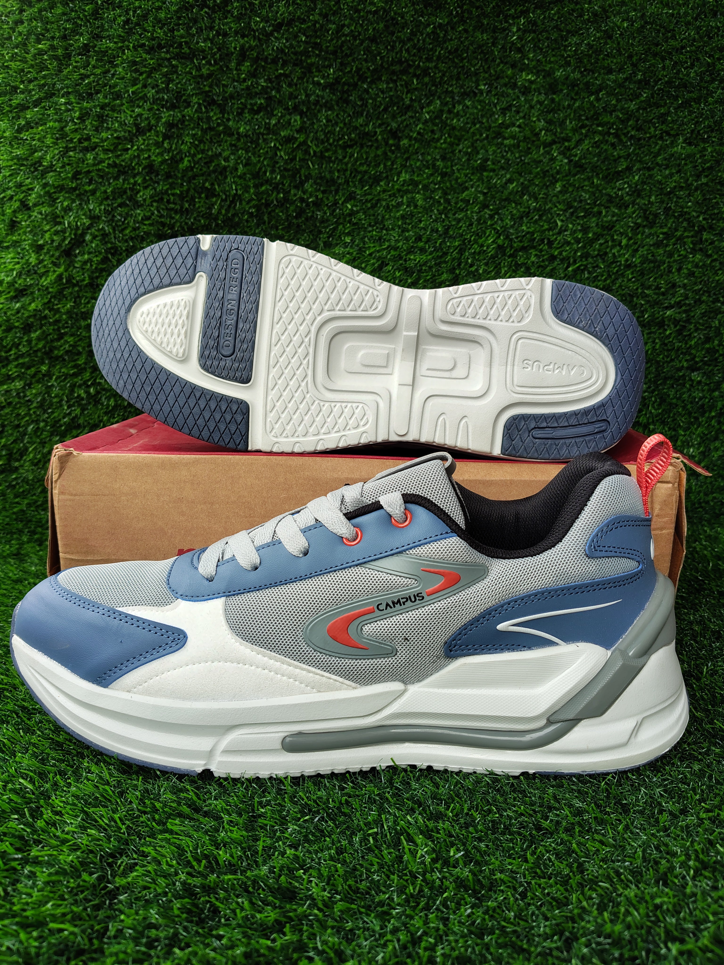 Campus Level-N 22G-1230A-N Men's L.Grey / Moonlite Sports Shoes