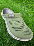 Imported Crocs LiteRide Men's Olive Green / Grey Lightweight Clogs