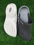 Imported Crocs LiteRide Men's Black / Grey Lightweight Clogs