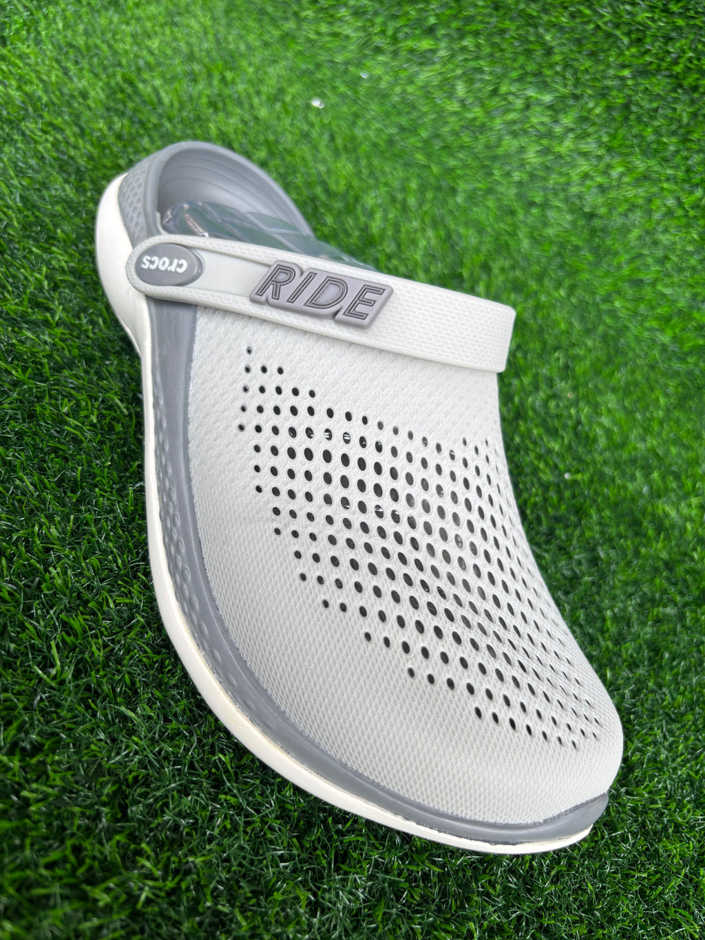 Imported Crocs LiteRide Men's Light Grey / Dark Grey Lightweight Clogs